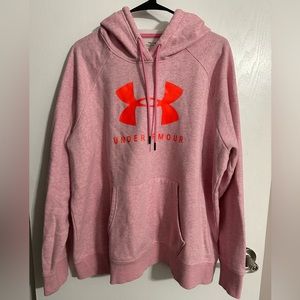 Under Armour Hoodie | Pink | Size XXL